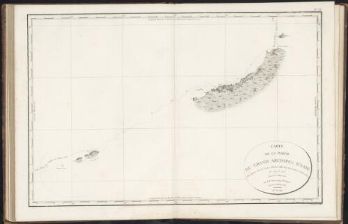 Carte de la partie du grand archipel d'Asie, reconnue par le contre-amiral Bruny-Dentrecasteaux, en 1792 et 1793 [cartographic material] / levee et dressee par C.F. Beautemps-Beaupre, ingenieur-hydrographe, 3eme feuille