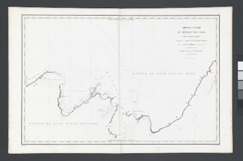 Carte particulière du Détroit de Cook (Nouvelle Zélande), reconnu par le Capitaine de frégate Dumont D'Urville [cartographic material] / levée et dressée par Mr. Guilbert, Enseigne de Vau, expédition de la corvette de S.M. l'Astrolabe, Janvier et Février 1827