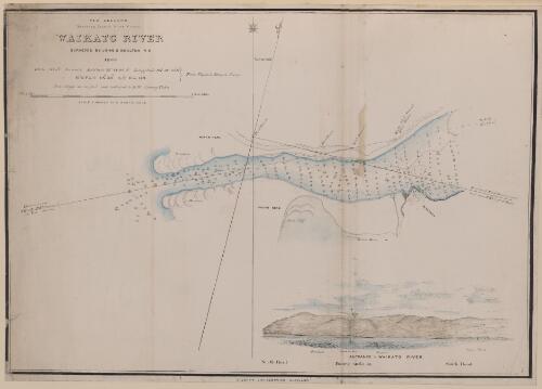 New Zealand, northern island, west coast [cartographic material] : Waikato River / surveyed by John G. Boulton R.N., 1863