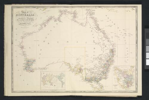 Map of Australia [cartographic material] / compiled from the nautical surveys made by order of the Admiralty and other authentic documents by James Wyld Geographer to the Queen