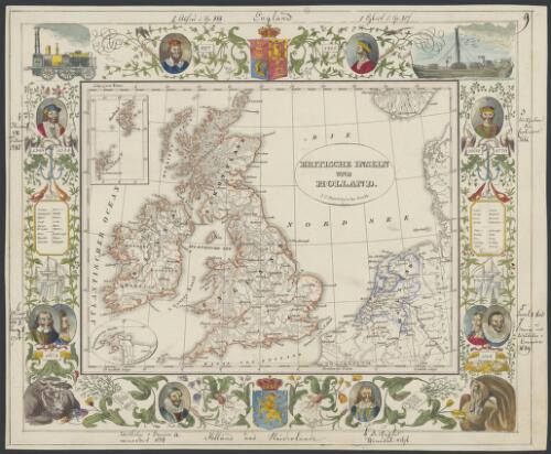 Britische Inseln und Holland [cartographic material] / H. Leutemann sc