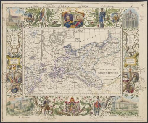 Preussische Monarchie [cartographic material] / H. Leutemann sc