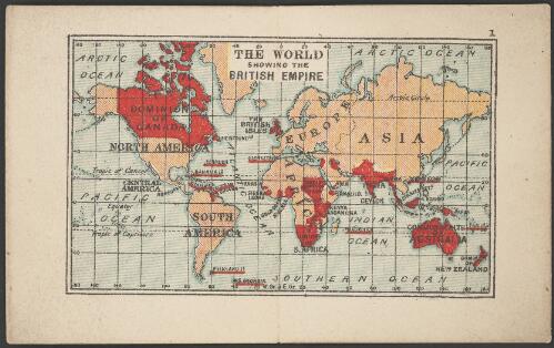 The world showing the British Empire [cartographic material]