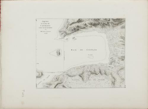 Esquisse de la Baie de Coupang (cote S.O. Ile de Timor) [cartographic material] / par M. M. Peron et Lesueur, an 1803