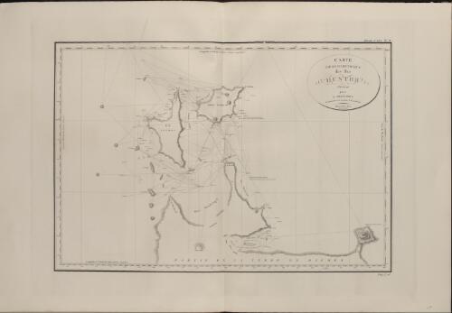 Carte trigonometrique des Iles Hunter [cartographic material] / dressee par L. Freycinet, Commandant la Goelette le Casuarina, Decembre 1802