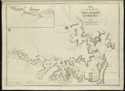 A survey of Port Jackson, New South Wales [cartographic material] / by John Septimus Roe, Lieut. R.N. in 1822