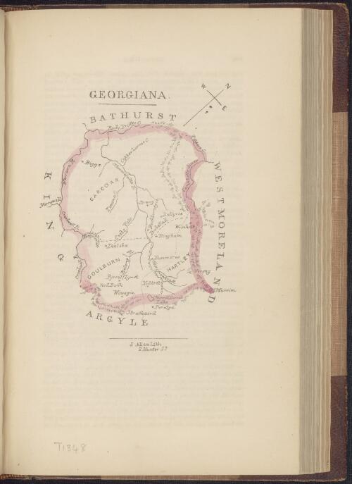 Georgiana [cartographic material] / [William Henry Wells] ; J. Allan, Lith