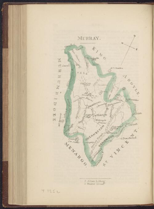 Murray [cartographic material] / [William Henry Wells] ; J. Allan, Lithog