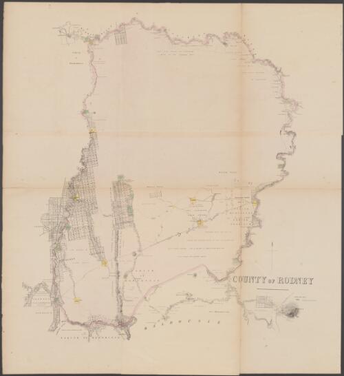 County of Rodney [cartographic material] / Crown Lands Office ; lithographed by G.A.W., draughtsman