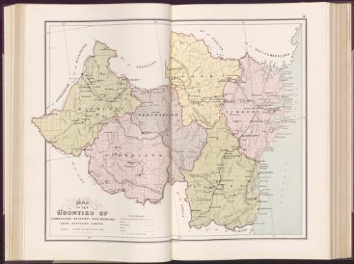 Map of the counties of Cumberland, Bathurst, Westmoreland, Cook, Georgiana, Camden [cartographic material] / John Sands