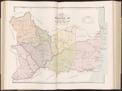 Map of the counties of Darling, Inglis, Vernon, Macquarie, Parry, Buckland, Hawes [cartographic material] / John Sands