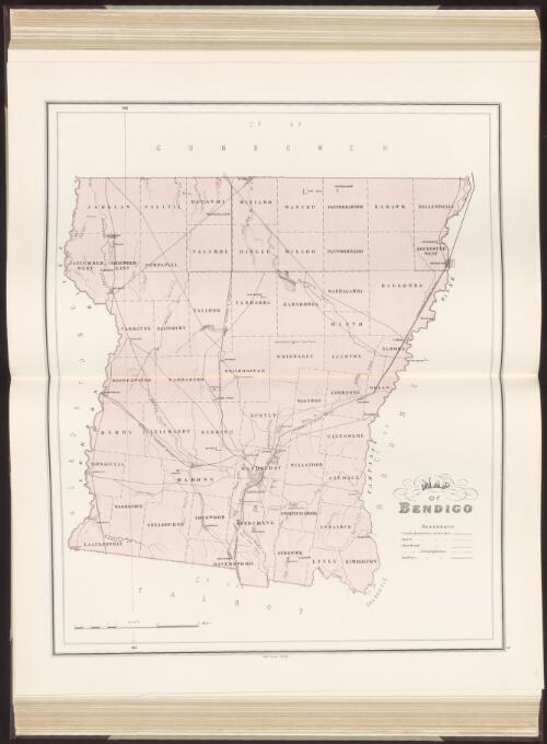 Map of Bendigo [cartographic material] / John Sands