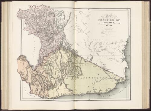 Map of the counties of Benambra, Tambo, Croajingolong, Dargo [cartographic material] / John Sands