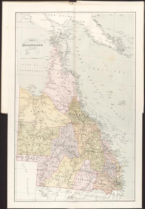 Map of Queensland [cartographic material] / John Sands