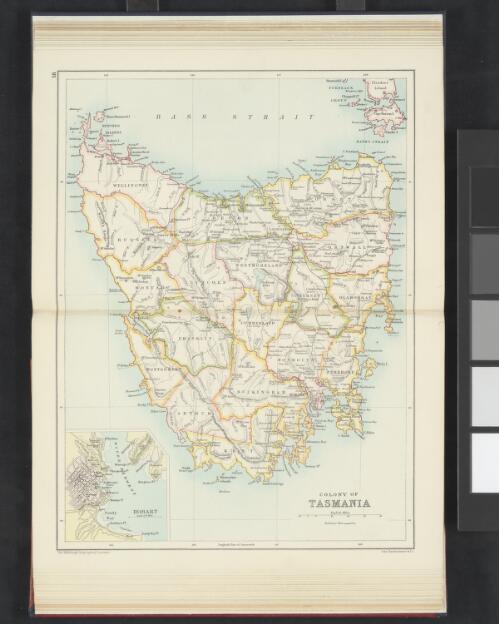 Colony of Tasmania [cartographic material] / John Bartholomew & Co