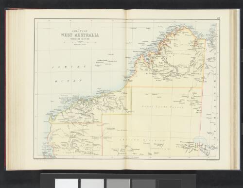Colony of West Australia [cartographic material] : northern section / John Bartholomew & Co