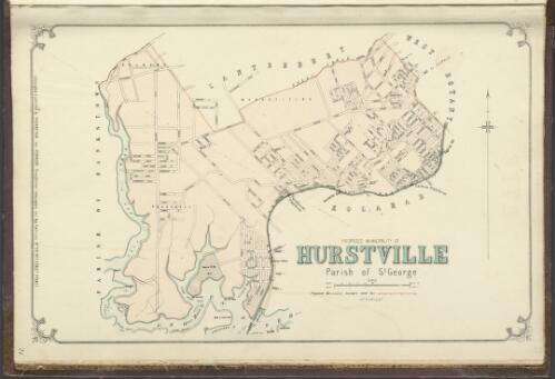 Hurstville [cartographic material] : Parish of St. George