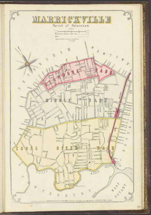 Marrickville [cartographic material] : Parish of Petersham