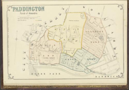 Paddington [cartographic material] : Parish of Alexandria