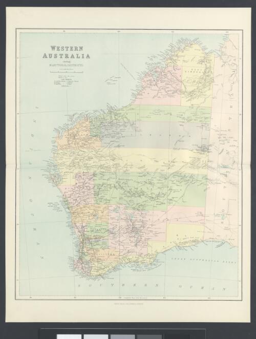 Western Australia shewing electoral districts [cartographic material]