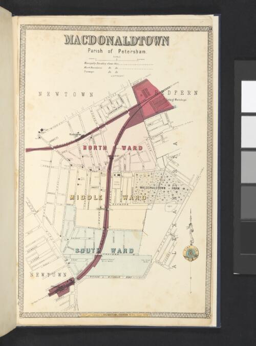 Macdonaldtown, Parish of Petersham [cartographic material]