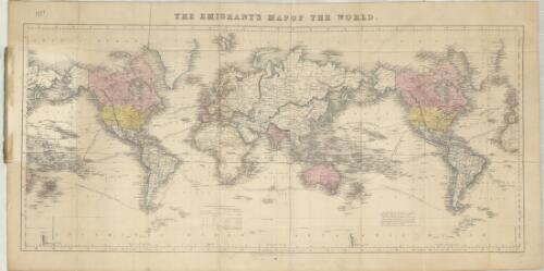 The Emigrant's map of the world / drawn & engraved by J. Archer, Pentonville, London