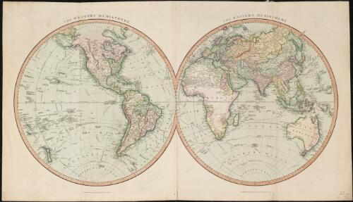 The Western Hemisphere ; the Eastern Hemisphere / by J. Cary Engraver