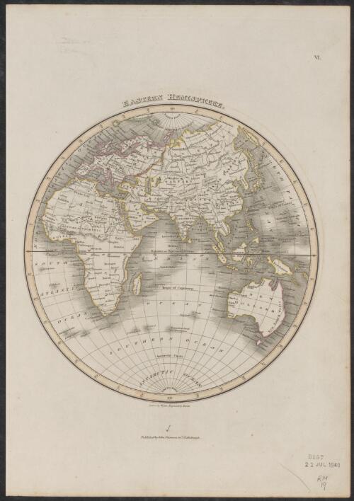 Eastern Hemisphere [cartographic material] / drawn by Wyld ; engraved by Hewitt