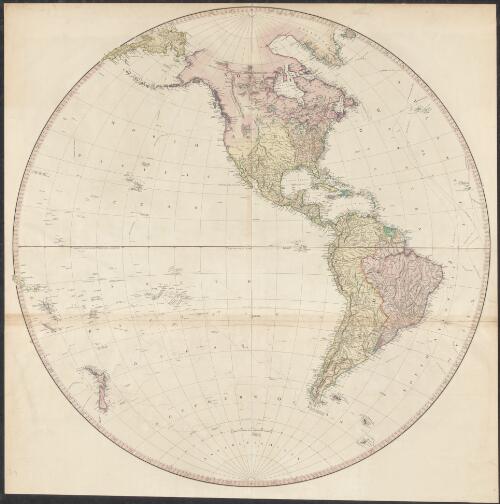[Map of the world in two hemispheres] [cartographic material]