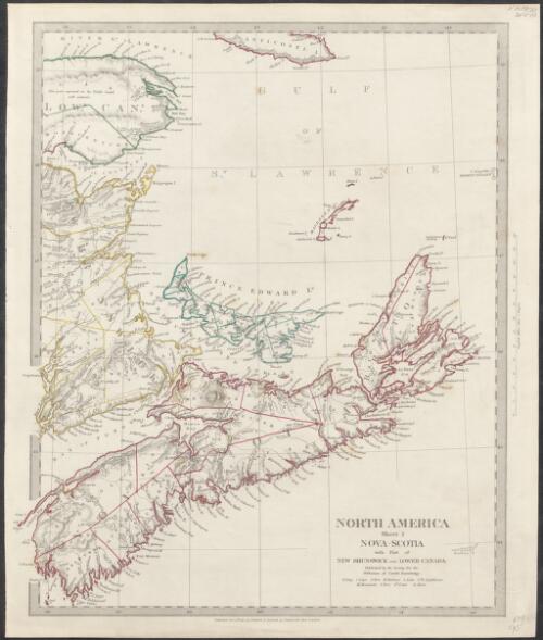 North America. Sheet I, Nova-Scotia with part of New Brunswick and Lower Canada [cartographic material]
