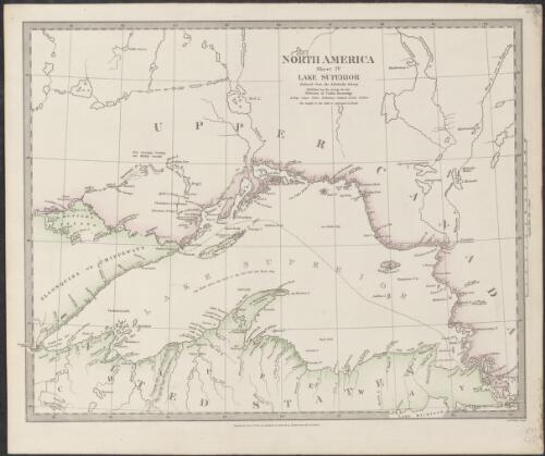 North America. Sheet IV, Lake Superior [cartographic material] reduced from The Admiralty Survey / J. & C. Walker, Sculp