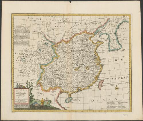 A new & accurate map of China [cartographic material] : drawn from surveys made by Jesuit missionaries by order of the Emperor : the whole being regulated by numerous astronomical observations / by Eman. Bowen