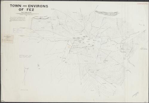 Town and environs of Fez [cartographic material] / photozincographed at Ordnance Survey Office Southhampton, 1892