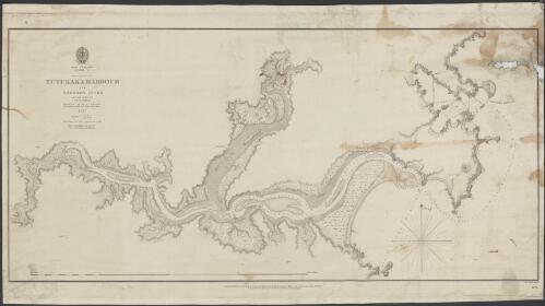 New Zealand, North I. Tutukaka Harbour and Nongodo River in the Gulf of Shouraka [cartographic material]  / surveyed by Mr. N.C. Phillips, Second Master of H.M.S. Buffalo ; J.& C. Walker sculpt