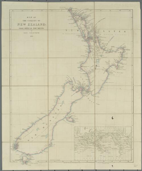 Map of the colony of New Zealand from official documents [cartographic material] / by John Arrowsmith 1841