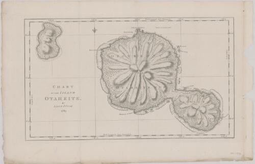 Chart of the island of Otaheite [cartographic material] / by Lieut. J. Cook, 1769