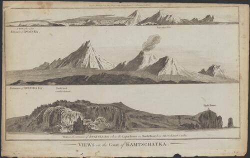 Views on the coast of Kamtschatka [cartographic material] / C. Warren, sct