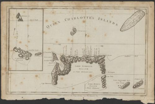 Queen Charlotte's Islands [cartographic material] / Walker, sc