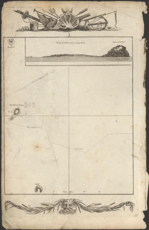 Sulphur Island, lat. 24* 48' N., long. 141* 12' E., var. 3* 30' E. [cartographic material] / [Grainger, sc.]