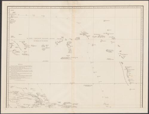 To the honorable court of directors of the United East India Company, this chart of the western part of the Pacific Ocean comprised between the latitudes of 18 ̊South and 17 ̊Nort, from 146 to 176 of East longitude, and exhibiting the track of the Walpole from the S.W. Cape of New Holland to the Isle of Tinian [cartographic material]  : is respectfully dedicated by their most obedient humble servt. Thos. Butler, Commander of the Walpole
