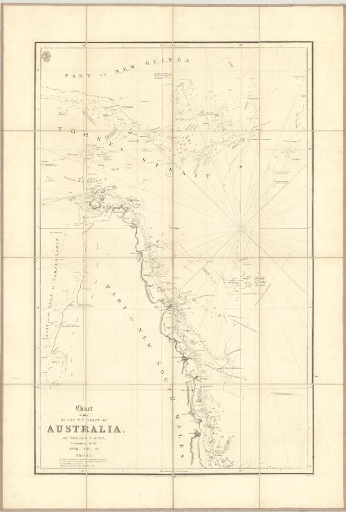 Chart of part of the N.E. coast of Australia. Sheet 3 [cartographic material] / by Phillip P. King, Commander, R.N., 1819, 20, 21 ; J. Walker, sculpt