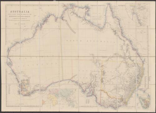 Australia from surveys made by order of the British Government combined with those of D'Entrecasteaux, Baudin, Freycinet &c. &c. [cartographic material] / by John Arrowsmith, 1850