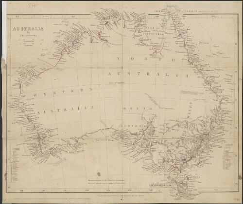 Australia [cartographic material] / by John Arrowsmith