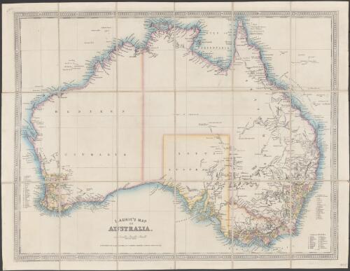 Laurie's map of Australia [cartographic material] / drawn by A.G. Findlay ; engraved by Alexr. Findlay