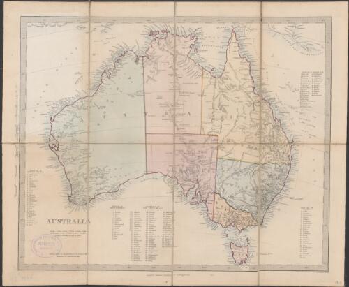 Australia [cartographic material] / J. & C. Walker sculpt