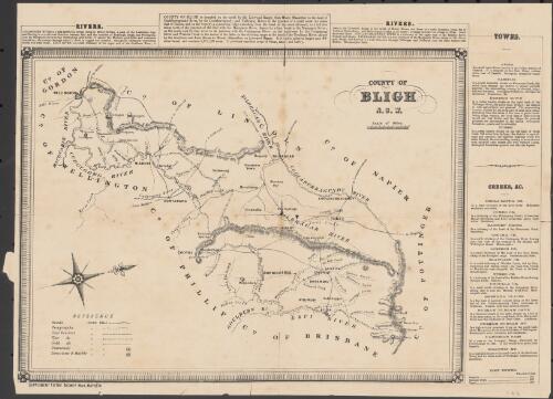 County of Bligh, N.S.W. [cartographic material] : supplement to The Sydney Mail, May 1876