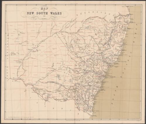 Map of New South Wales, 1883 [cartographic material]