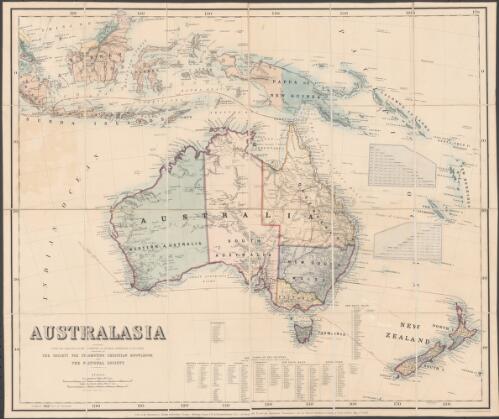 Australasia [cartographic material] / published under the direction of the Committee of General Literature and Education appointed by the Society for Promoting Christian Knowledge and the National Society