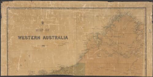 Map of Western Australia [cartographic material] / Western Australia, Dept. of Lands & Surveys, Hon. A.R. Richardson, M.L.A. Commr. of Crown Lands
