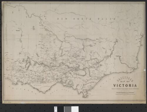 Gazetteer map of Victoria [cartographic material] / printed by permission of Charles Whybrow Ligar, Esqre., Surveyor General ; transferred from original stone by William Collis